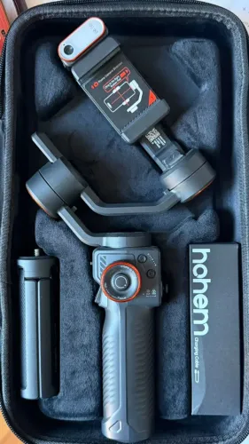 Hohem iSteady M6 Kit Gimbal para Smartphone + AI Tracker + Case Completo