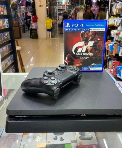 PS4 Slim Completo + Jogos | Muito Novo