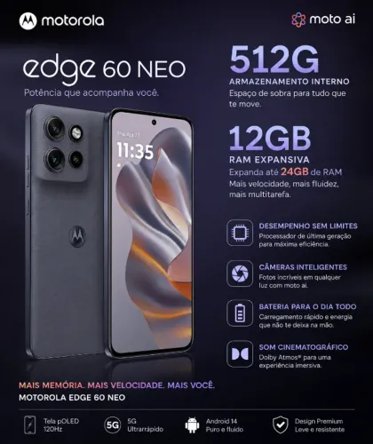 Motorola Edge 60 neo 512G 12G RAM
