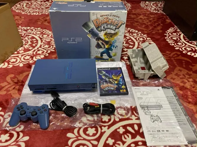 Sony PS2 Toy Blue Edição Especial (SCPH-39000 TB) - Japonês