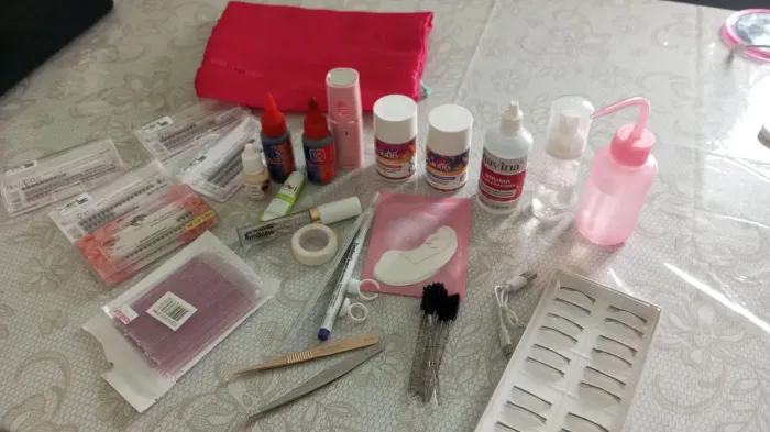 Vendo kit para cílios tufinho completo