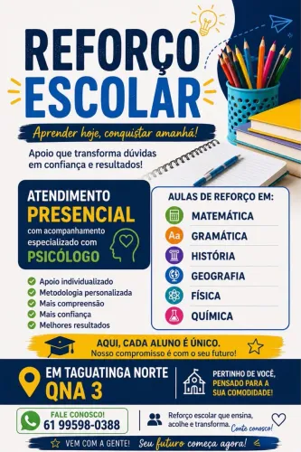 Aulas particulares e especiais