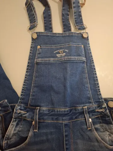 Macacão jeans feminino (Damyller) 42