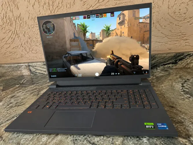 Notebook Gamer Dell RTX 3050, 16GB RAM, SSD 500GB, Tela 120hz, Pc Gamer, Trabalho e Estudo