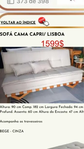 Sofá cama Teresa