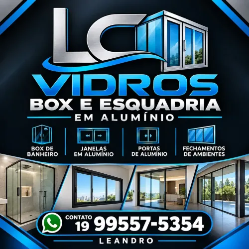 LC vidros box e esquadria