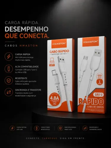 Promoção 2 cabos H'Maston