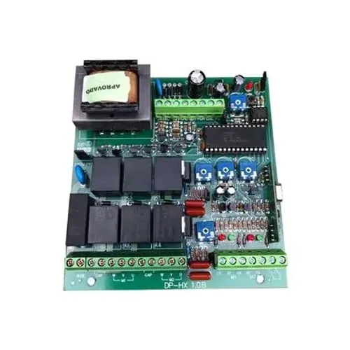 Central de Comando Rossi Dphx DP-HX Dupla Pivotante 2 Folhas Placa Eletronica 433mhz