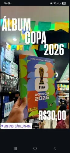 Album da copa e figurinhas 