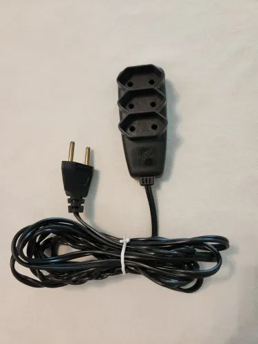 Extensão elétrica Daneva com 3 tomadas (linha Sort) 