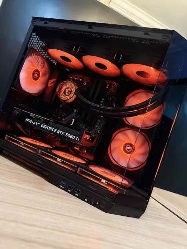 CPU GAMER RYZEN 7 5700X / GEFORCE RTX5060 TI 8GB DUAL FAN PNY / ACEITAMOS TROCAS!!!