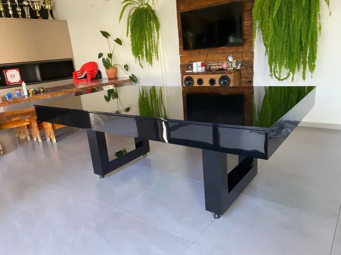 Mesa de Bilhar e jantar Moderna 2,25 x 1,25  Modelo JDF5401