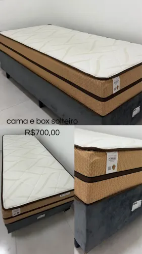Cama solteiro com box com apenas 2 meses de uso