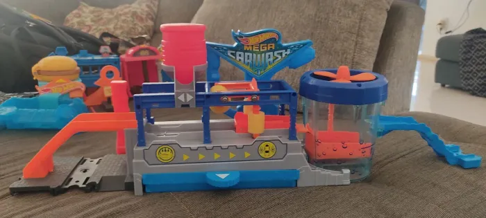 Pista Hotwheels Mega Carwash -usada
