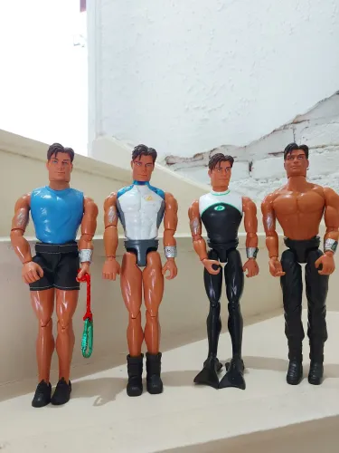 Lote Bonecos Max Steel 