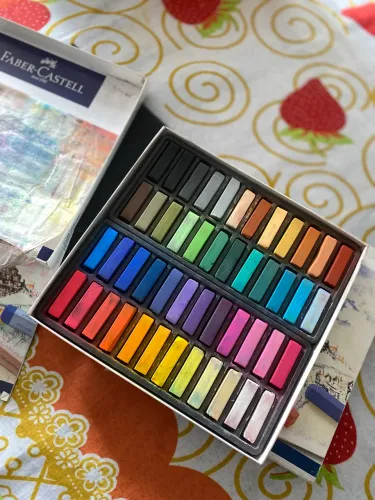 Giz pastel seco mini - Faber Castell 48 cores 