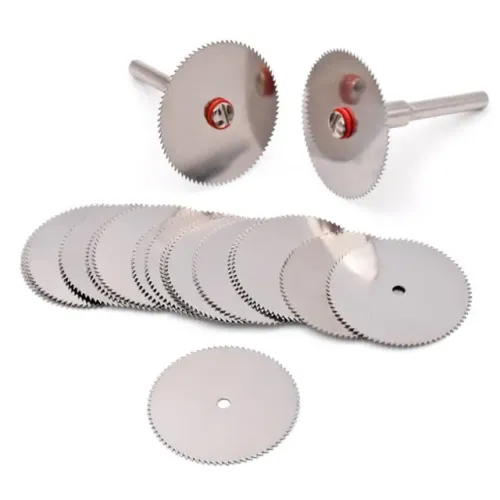 Jogo Mini Disco de Corte Madeira - Disco 32mm Microretifica - Kit com 12 Peças