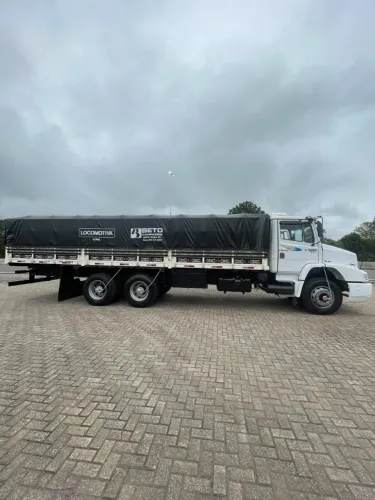 Mercedes-Benz L-1620 Cabine Simples 3-Eixos 6.4 231cv Diesel 6x2 Mec.