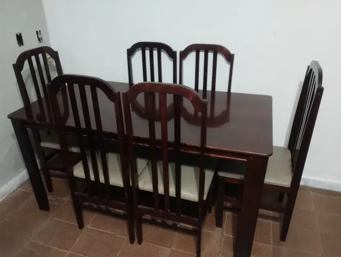 Mesa de jantar 6 cadeiras