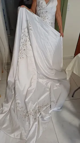 Vestido de noiva cetim