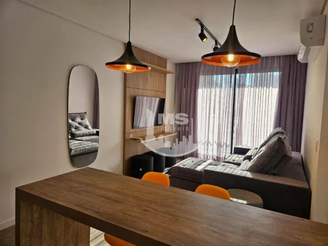 Apartamento com 1 dormitório para alugar, 51 m² por R$ 5.180,00/mês - Cambuí - Campinas/SP