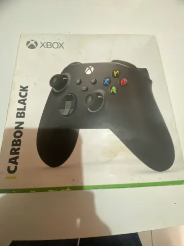 CONTROLE XBOX CARBON BLACK ORIGINAL ? NOVO/POUCO USO