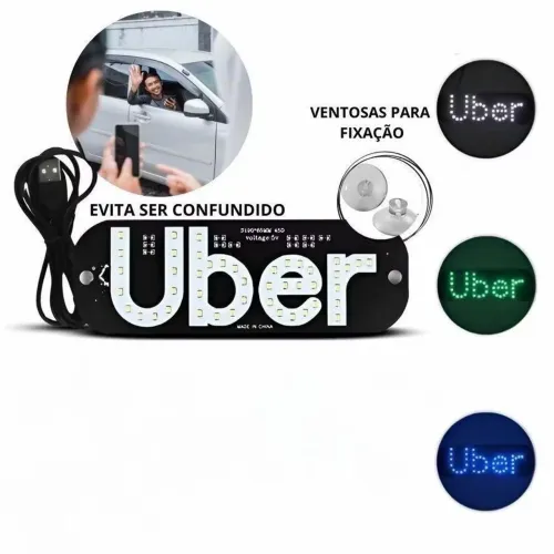 Letreiro UBer /99