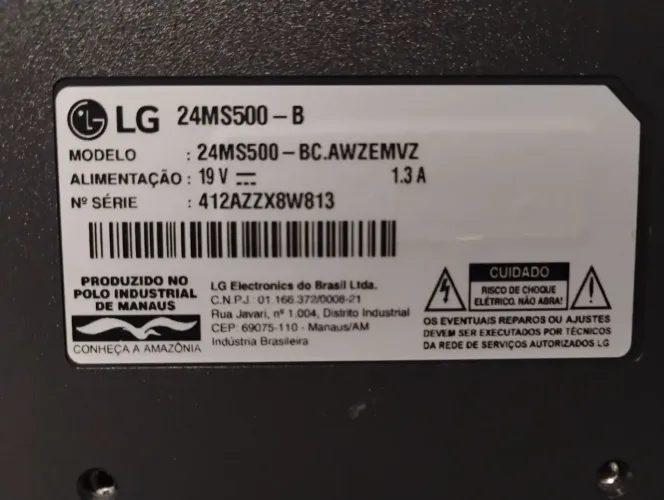 Monitor Full HD LG 24 Polegadas