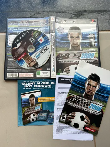 Jogo Pes 2008 original com manual