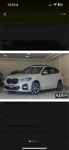 BMW X1 Sdrive 20I M Sport 2.0 TB Flex Aut. 2022