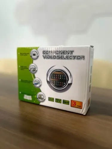 Switcher HUB de video componente para PS2 Wii Xbox DVD - NOVO