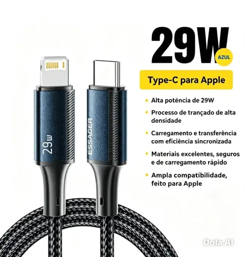 Cabo lightning pra Iphone