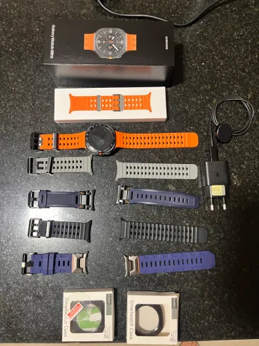 Samsung Galaxy Watch Ultra 47mm Lte Titânio Cinza
