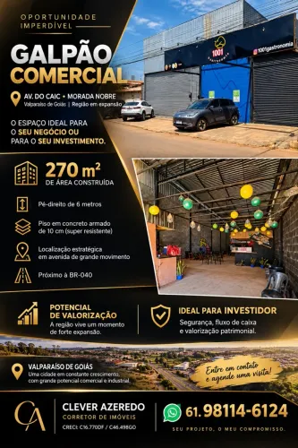 GALPÃO PRÓXIMO A BR 040