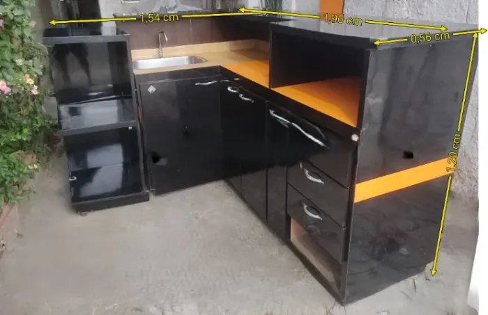 Balcão para Lanchonete/ bar em madeira