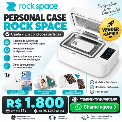 máquina de personalização de capas por sublimação