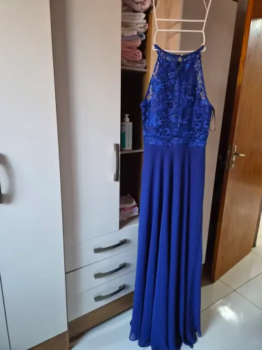 Vestido Festa Azul Marinho