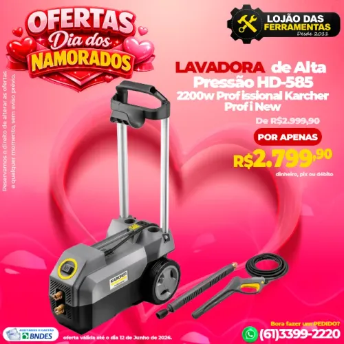 Lavadora de Alta Pressão Hd-585 2200w Profissional Karcher Profi New