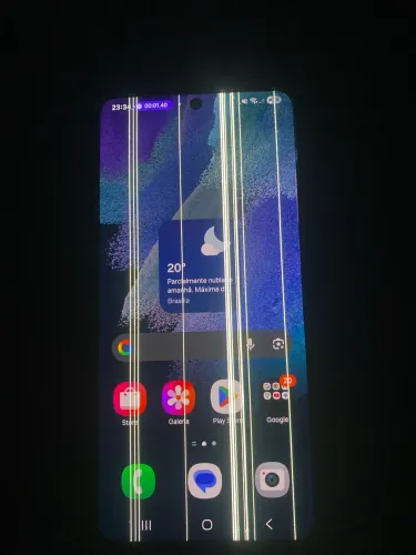 S21 FE 5G COM DEFEITO