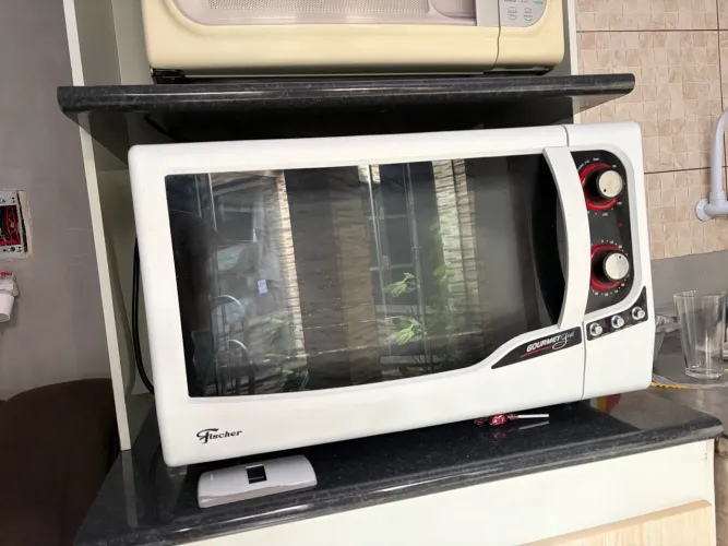 Forno Elétrico Fischer Gourmet Grill, Branco - 9741 44 litros 