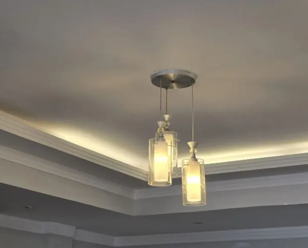 LUSTRE PENDENTE TRIPLO