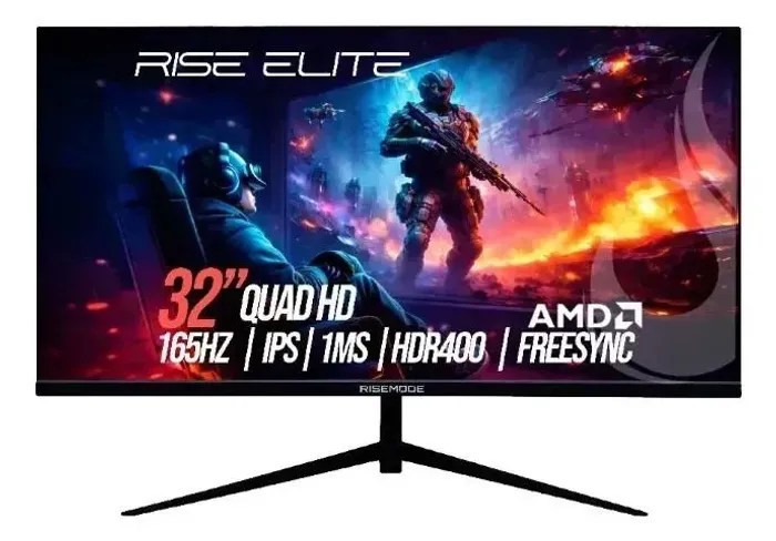 Monitor Gamer Rose Mode ELITE 32" QHD 2K Novo (Loja Física)