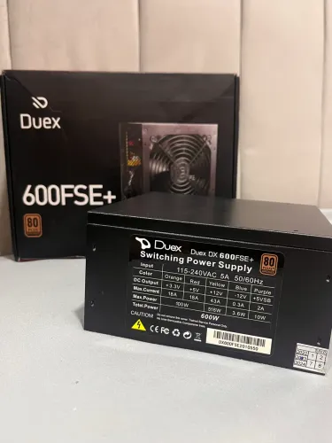 FONTE DUEX 600W COM 80 PLUS
