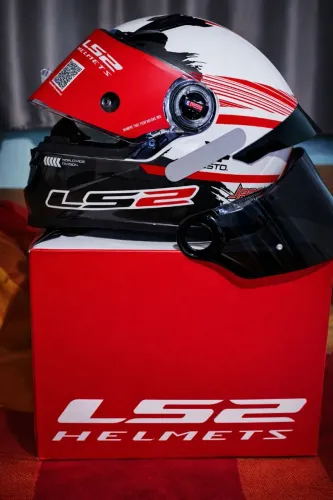 Ls2 ff358 s japa + viseira escura TAM: 58