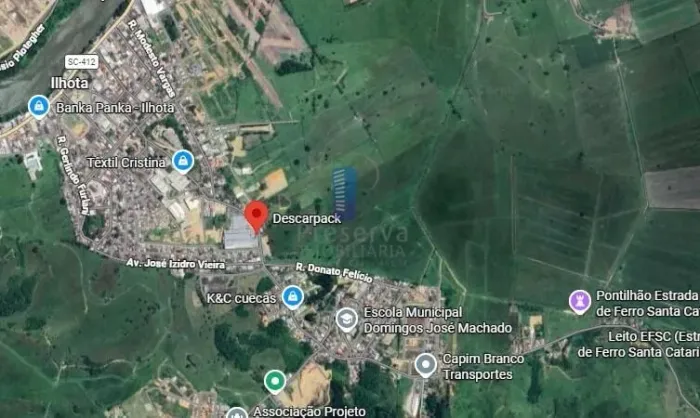 Área para Locação em Ilhota 134 Mil m² com Fácil Acesso à BR-470 e BR-101