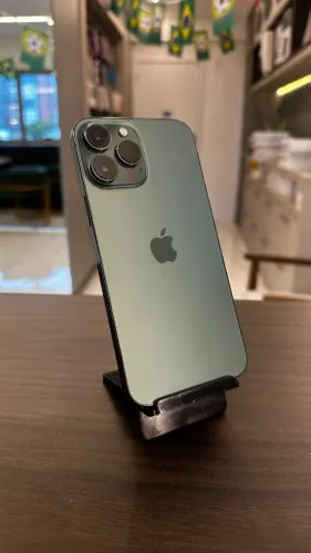 IPHONE 13 PRO MAX 256GB VERDE SEMINOVO / LOJA FÍSICA