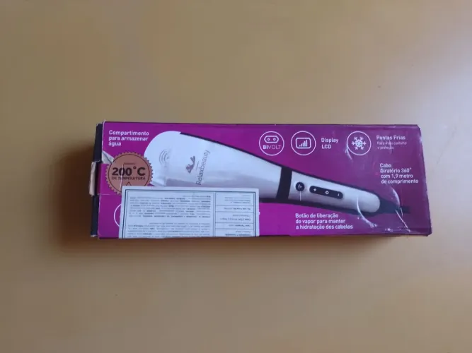 Escova vaporizador para cabelo