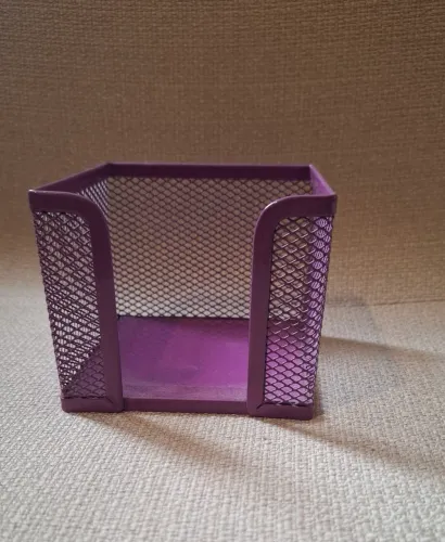 Porta Papel Roxo para Escritório