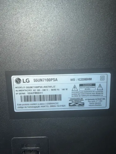TV LG 55 Polegadas (Tela quebrada)