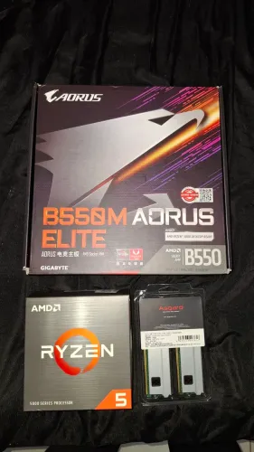 Kit upgrade Ryzen 5 5660x + 32gb ram + placa mae